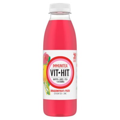 Vit Hit Immunitea Dragonfruit + Yuzu 500ml - UK Food & Drink - 5034033000886