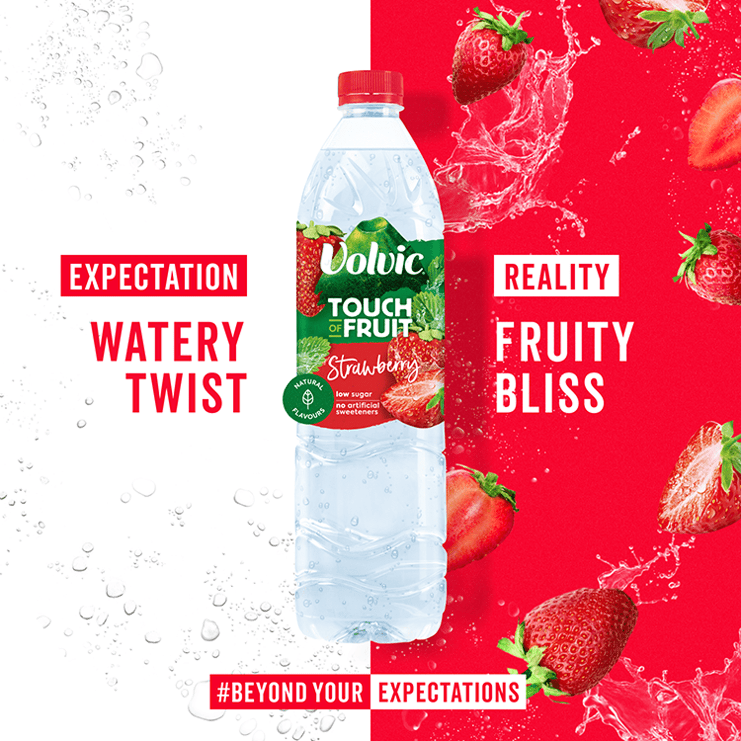 Volvic Touch of Fruit Strawberry 750ml - UK Food & Drink - 3057640406843