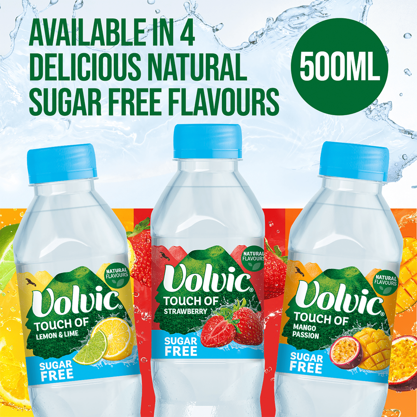 Volvic Touch of Mango Passion 500ml - UK Food & Drink - 3057640548598