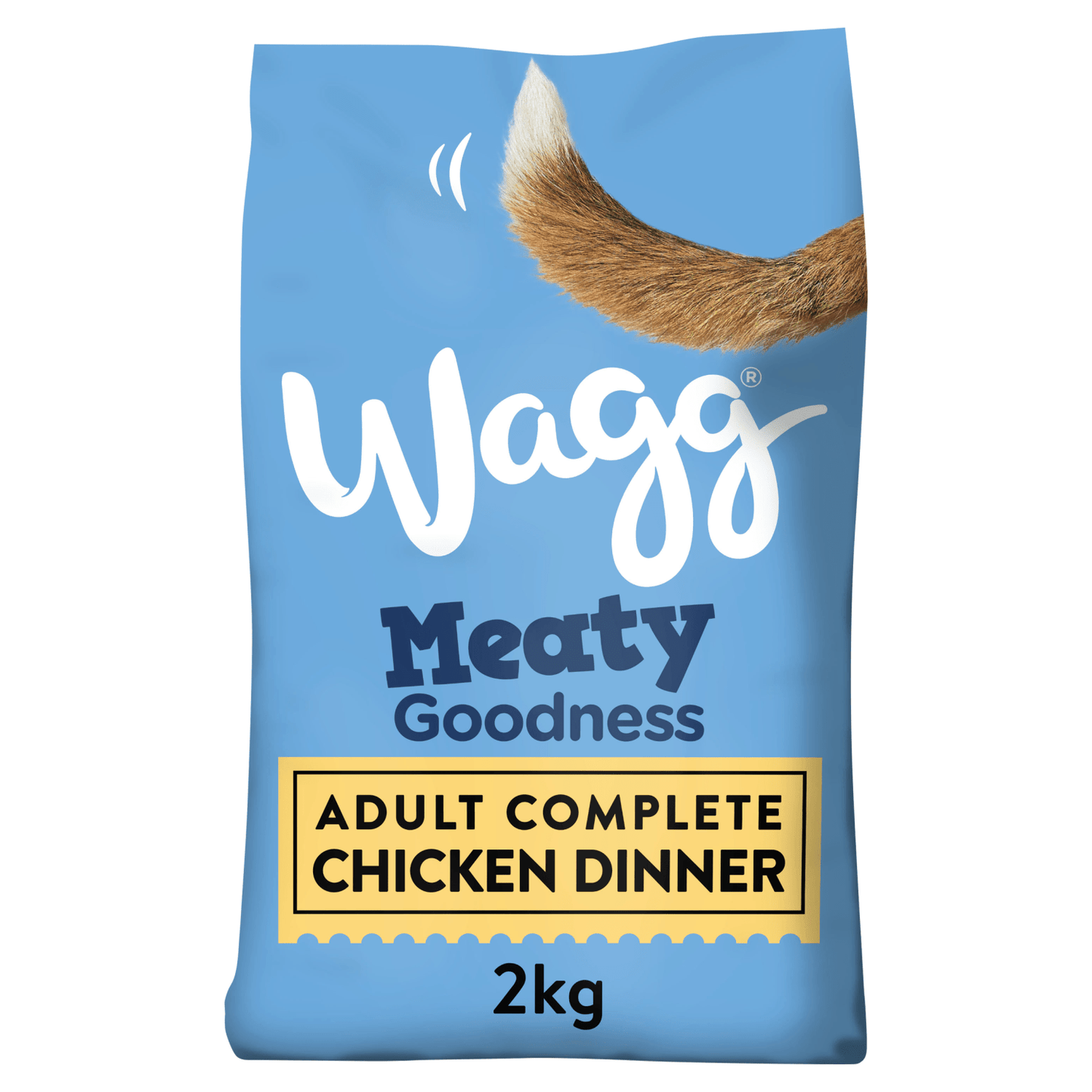Wagg Meaty Goodness Adult Complete Chicken Dinner Dry Dog Food 2kg - UK Food & Drink - 5013919004958