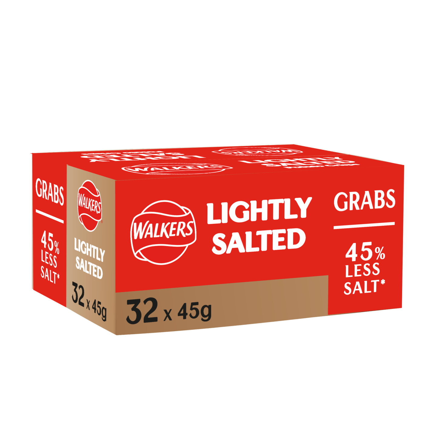 Walkers Less Salt Lightly Salted Crisps 45g - UK Food & Drink - 5000328013961