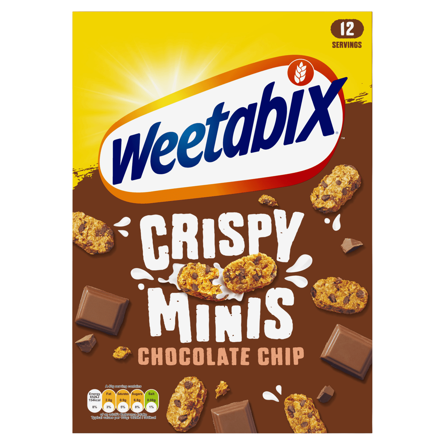 Weetabix Crispy Minis Chocolate Chip 500g - UK Food & Drink - 5010029229035