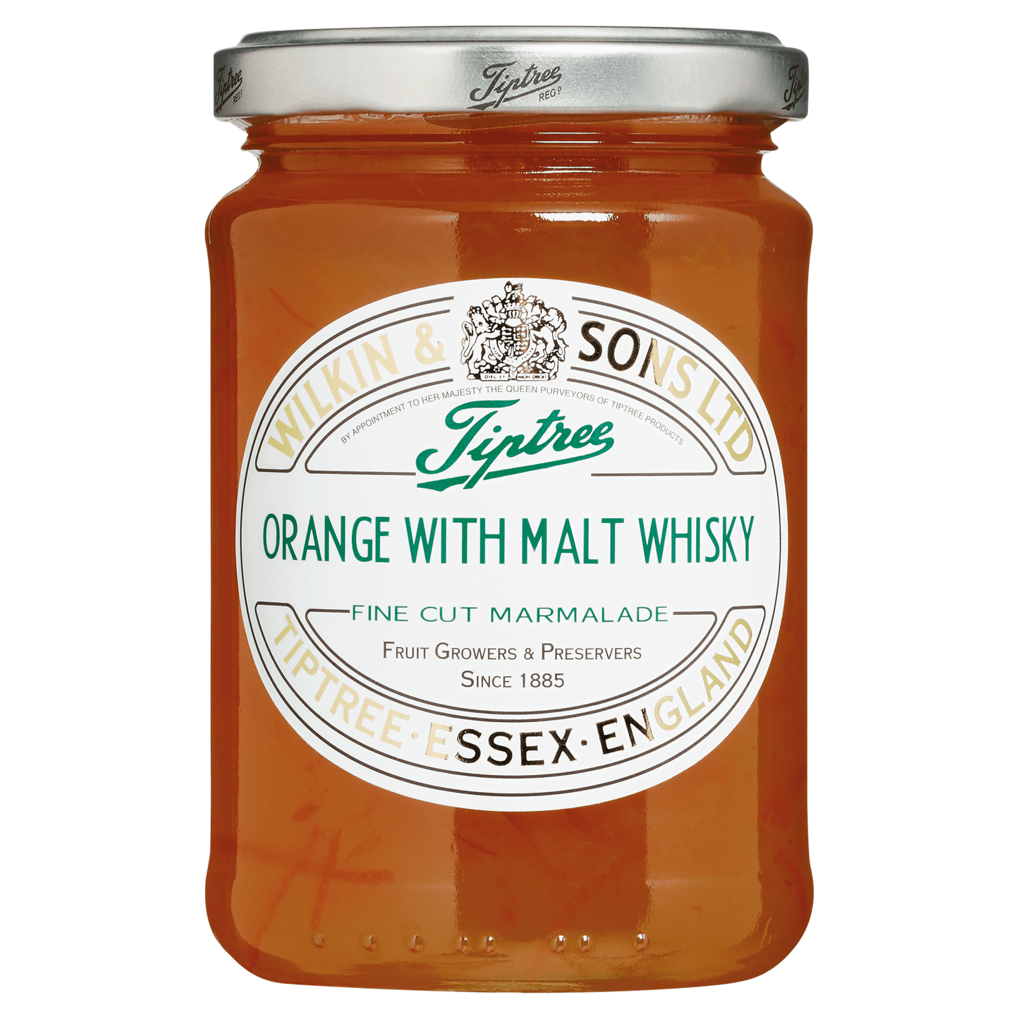 Wilkin & Sons Ltd Tiptree Orange with Malt Whisky Fine Cut Marmalade 340g - UK Food & Drink - 43647688019