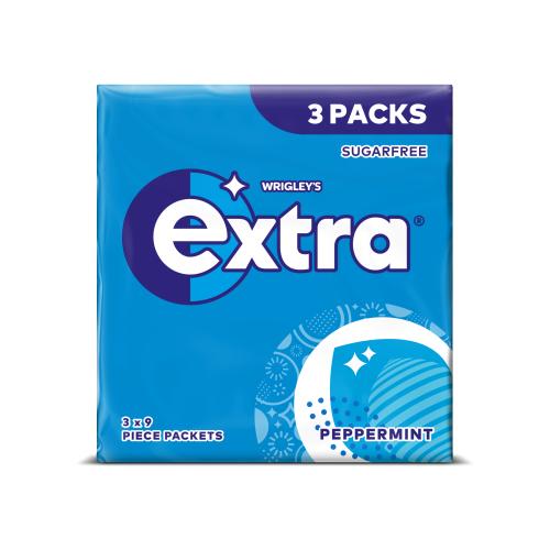 Wrigley's Extra Peppermint 3 x 12.6g (37.8g) - UK Food & Drink - 4009900531917