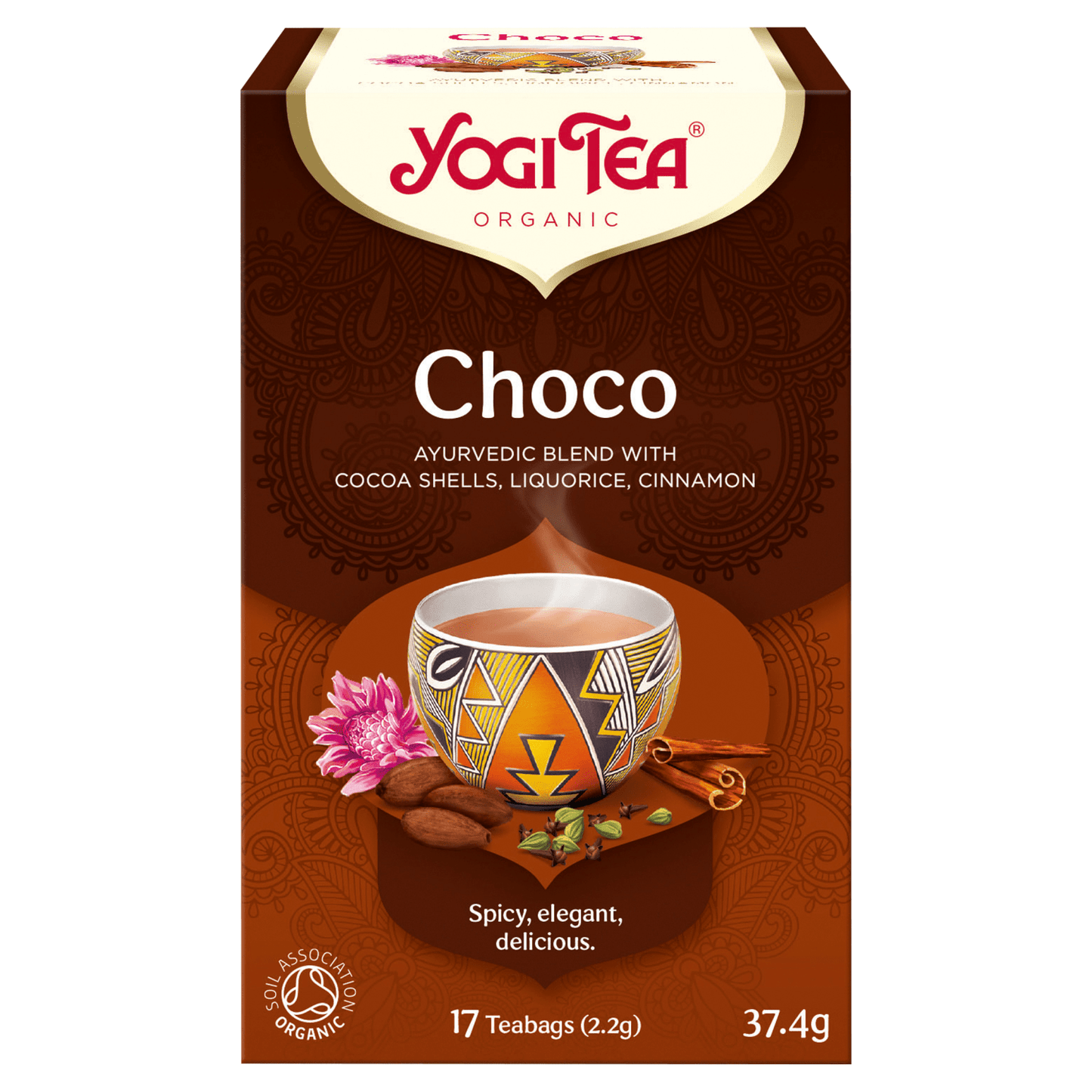 Yogi Tea Organic Choco 17 Teabags 37.4g - UK Food & Drink - 4012824402416