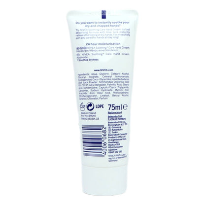 Nivea Hand Cream 75ml Aloe Vera