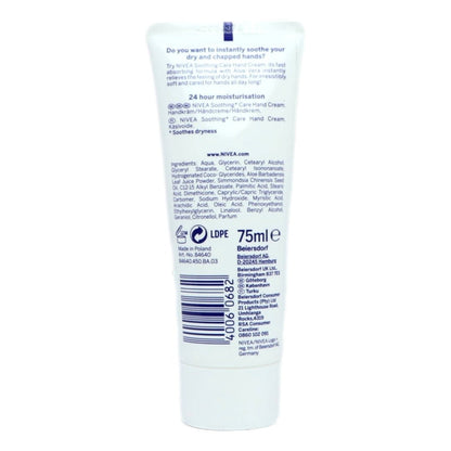 Nivea Hand Cream 75ml Aloe Vera