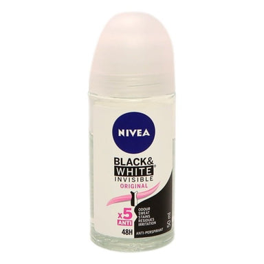 Nivea Roll On 50ml Black & White Invisible for Women - Intamarque - Wholesale 0000042299882