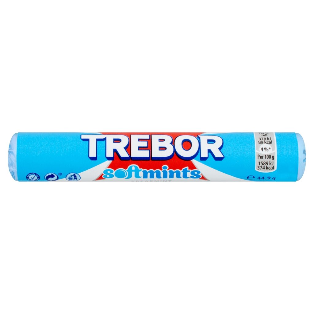 Buy Trebor Softmints Spearmint Roll Roll  44.9g online at Intamarque Wholesale – Trusted FMCG distributor