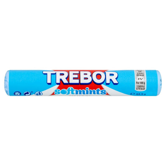 Buy Trebor Softmints Spearmint Roll Roll  44.9g online at Intamarque Wholesale – Trusted FMCG distributor