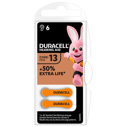 Duracell Hearing Aid 13 6 pack