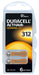 Duracell Hearing Aid 312 6 pack - Intamarque - Wholesale 0000096077573