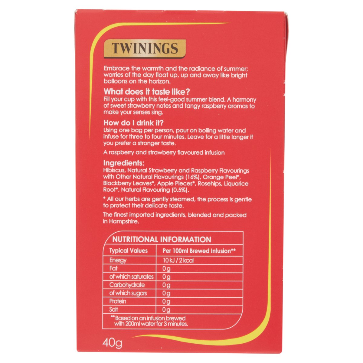 Twinings Raspberry & Strawberry