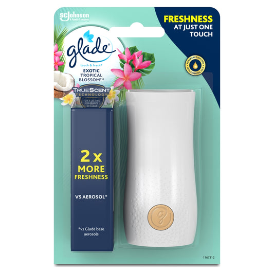 Buy Glade Touch N Fresh Unit Tropical 10ml online at Intamarque Wholesale – Trusted FMCG distributor