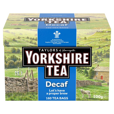 Yorkshire Decaff Tea Bags 160s - Intamarque - Wholesale 0615357120747