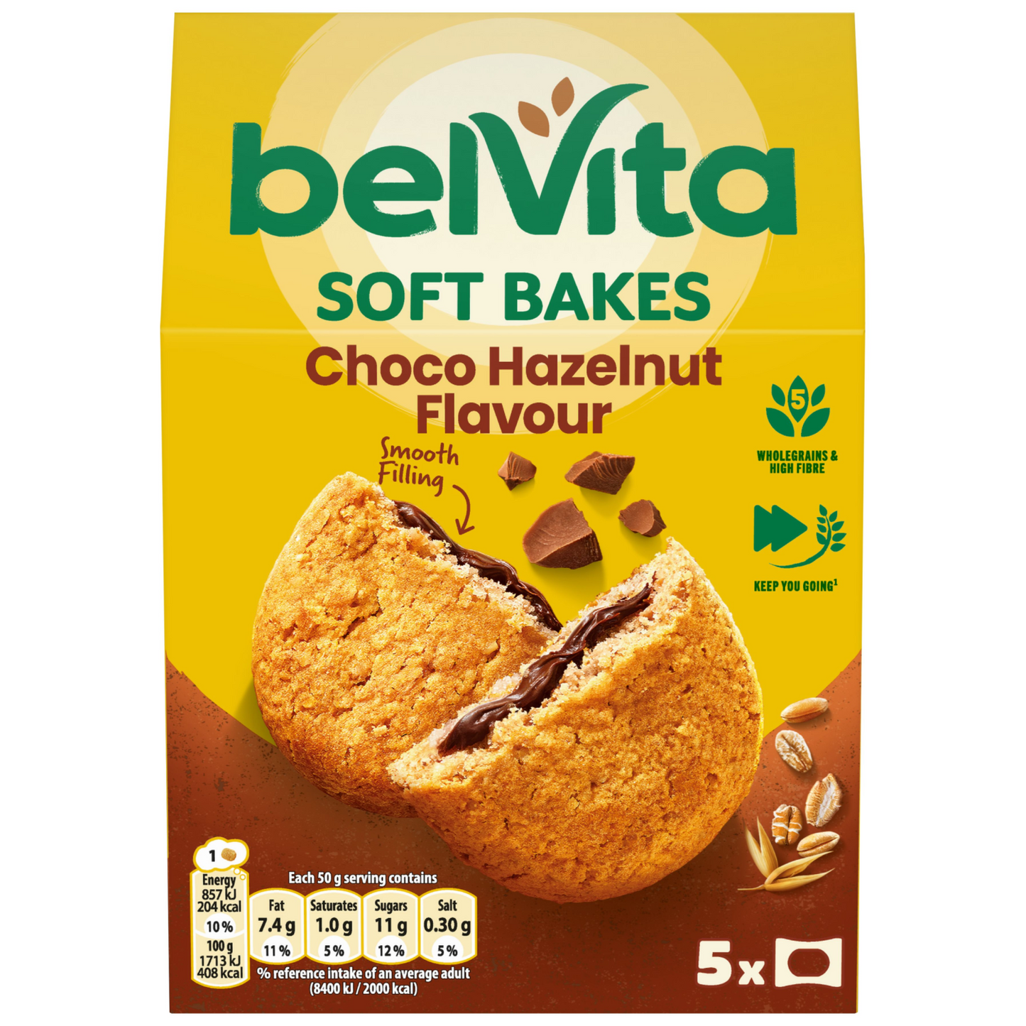 Belvita Breakfast Soft Bakes 250G Chocolate Hazelnut