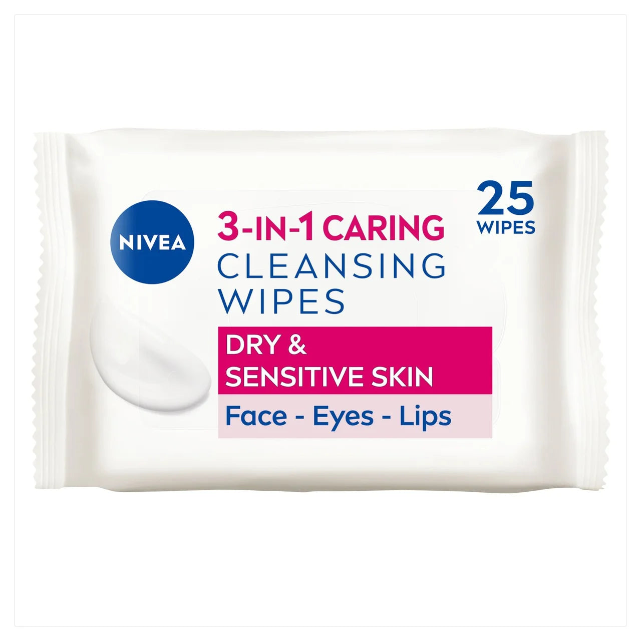 Nivea Wipes Biodegradable 25s Dry Skin