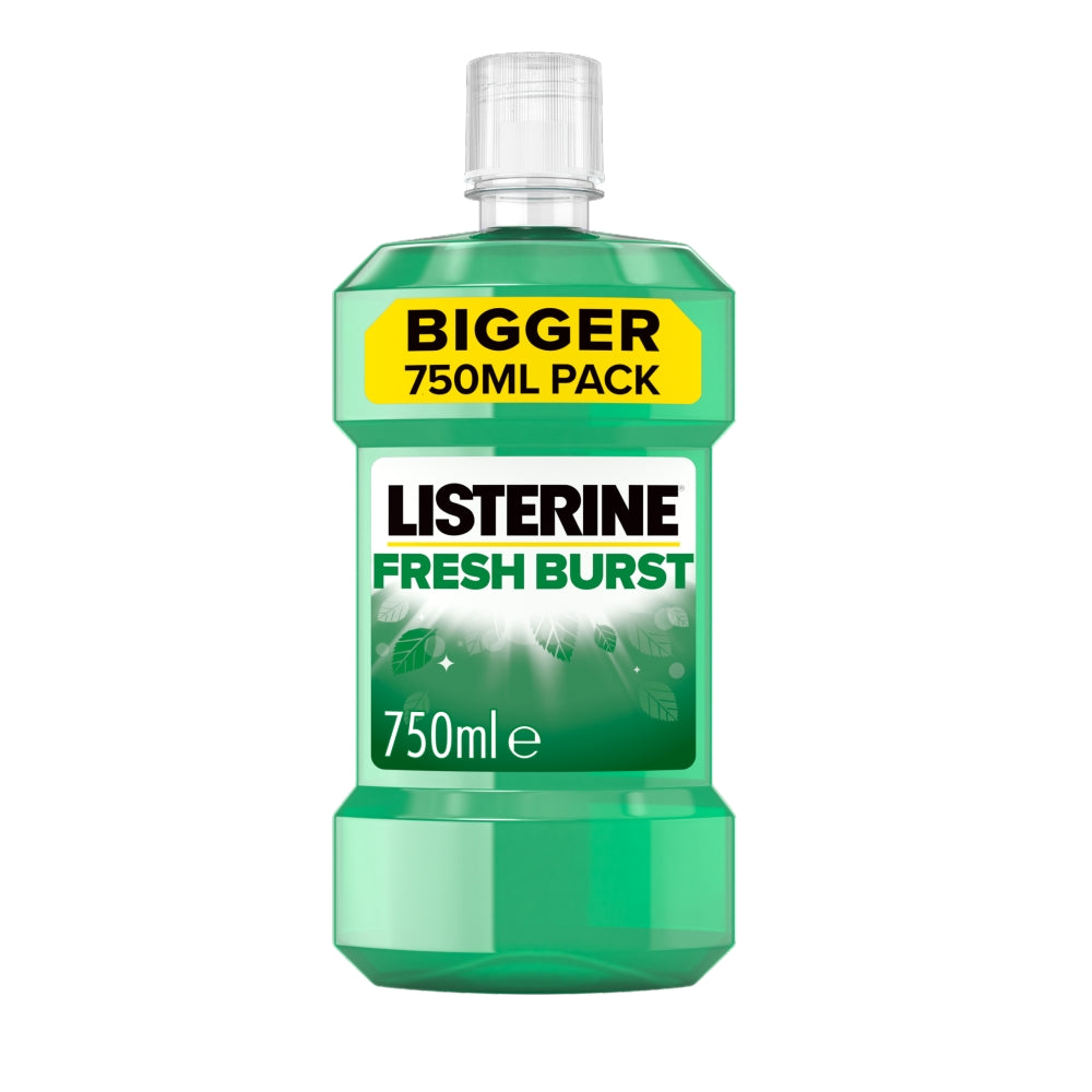 Listerine Essentials Mouthwash 750ml Freshburst