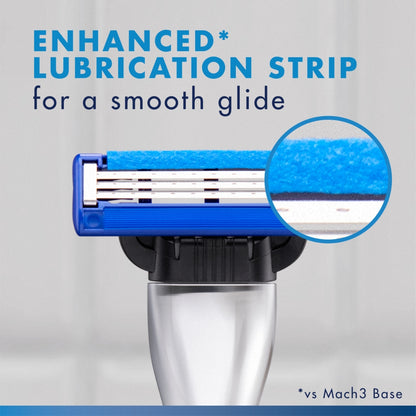 Gillette Mach3 Turbo Blades 4pk Razor Refills