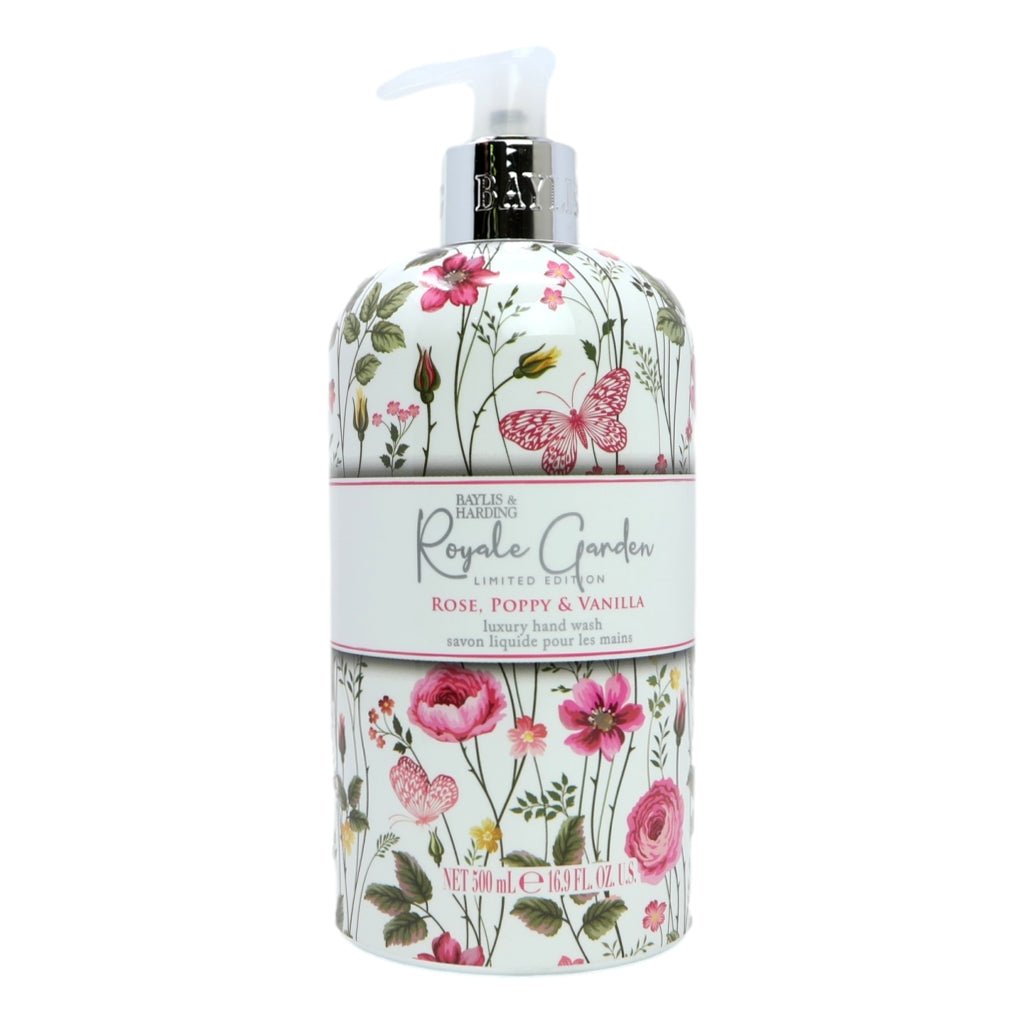 Baylis & Harding Royale Garden Rose Poppy & Vanilla Hand Wash 500ml - Intamarque - Wholesale 17854100466