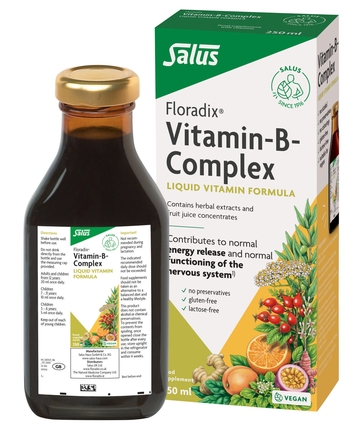 Buy Floradix Liquid 250ml Vitamin B Complex online at Intamarque Wholesale – Trusted FMCG distributor