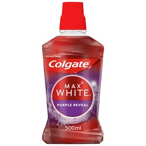 Colgate Mouth Rinse 500ml Max White Purple