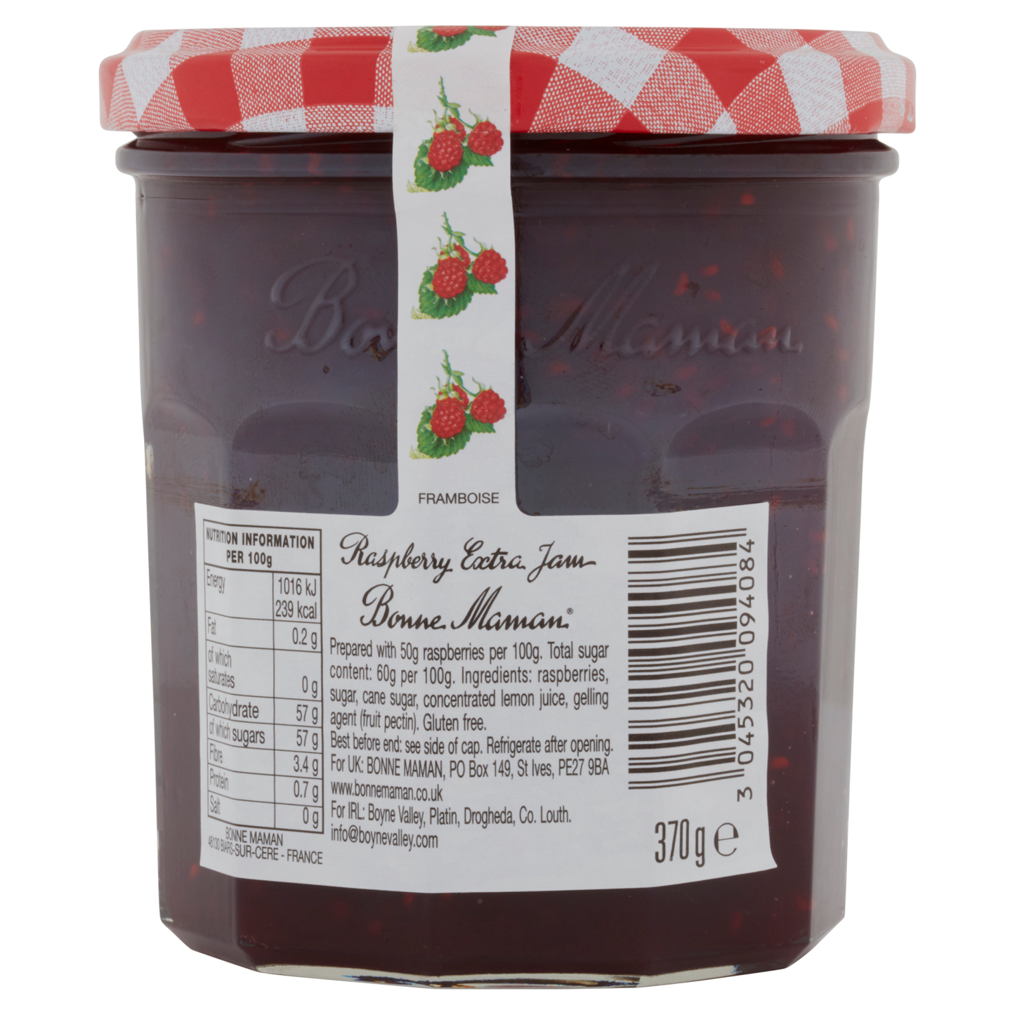 Bonne Maman Raspberry Conserve 370g