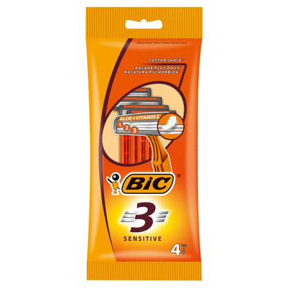 Bic 3 Razors 4'S - Sensitive