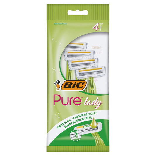 Bic Pure 3 Razors 4'S