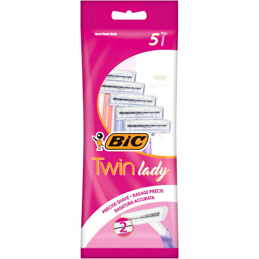 Bic Twin Lady Razors 5'S