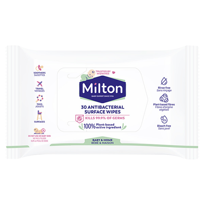 Buy Milton Antibacterial Surface Wipes 30S online at Intamarque Wholesale – Trusted FMCG distributor