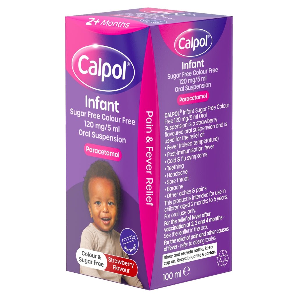 Calpol Infant Colour Free Sugar Free Suspension MED - Intamarque - Wholesale 3574660418439