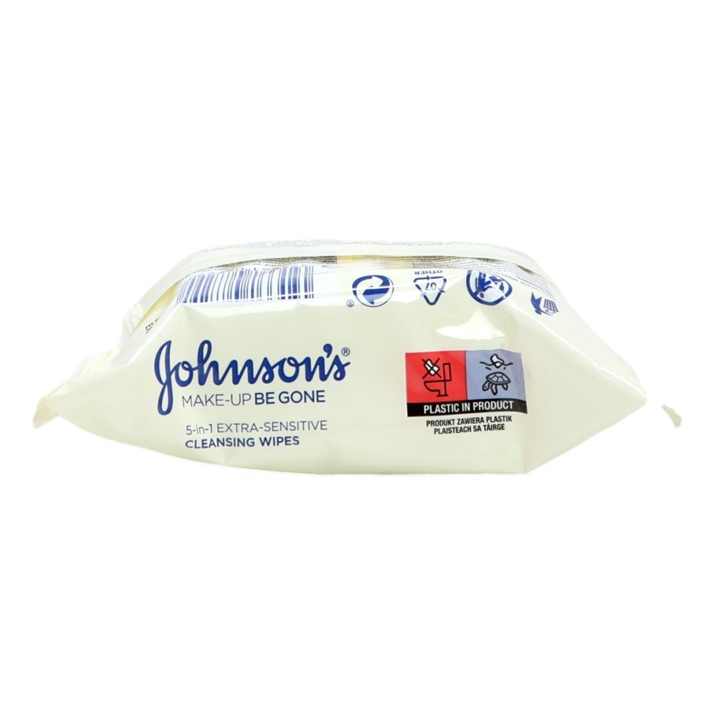 Johnsons Wipes Makeup Be Gone Ex Sensitive