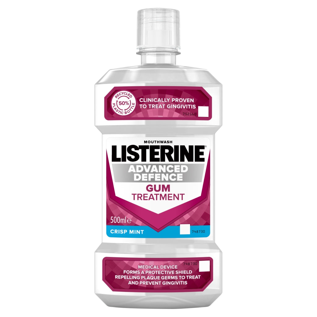 Buy Listerine Mouthwash 500ml Advanced Defence Gum Therapy online at Intamarque Wholesale – Trusted FMCG distributor