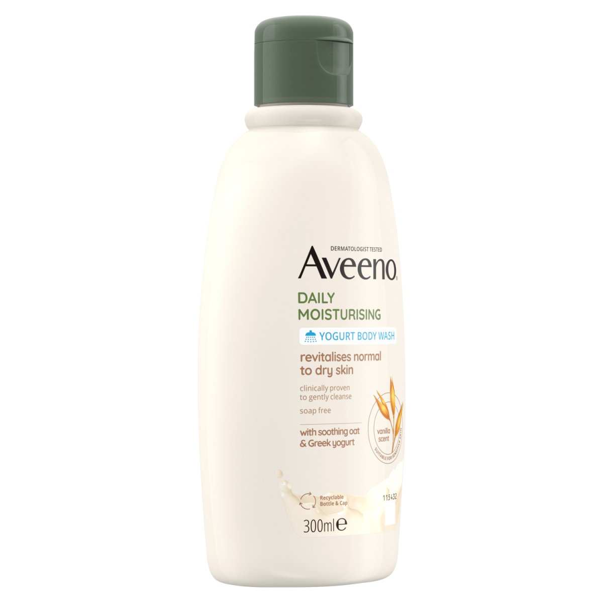 Aveeno Daily Moisturising Yogurt Body Wash 300ml