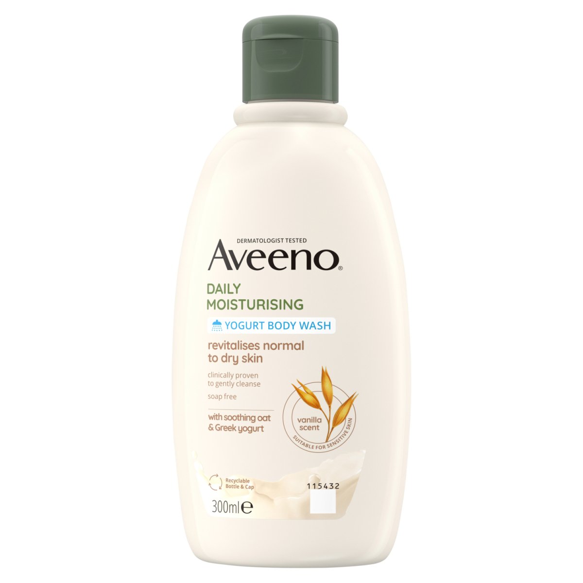 Aveeno Daily Moisturising Yogurt Body Wash 300ml