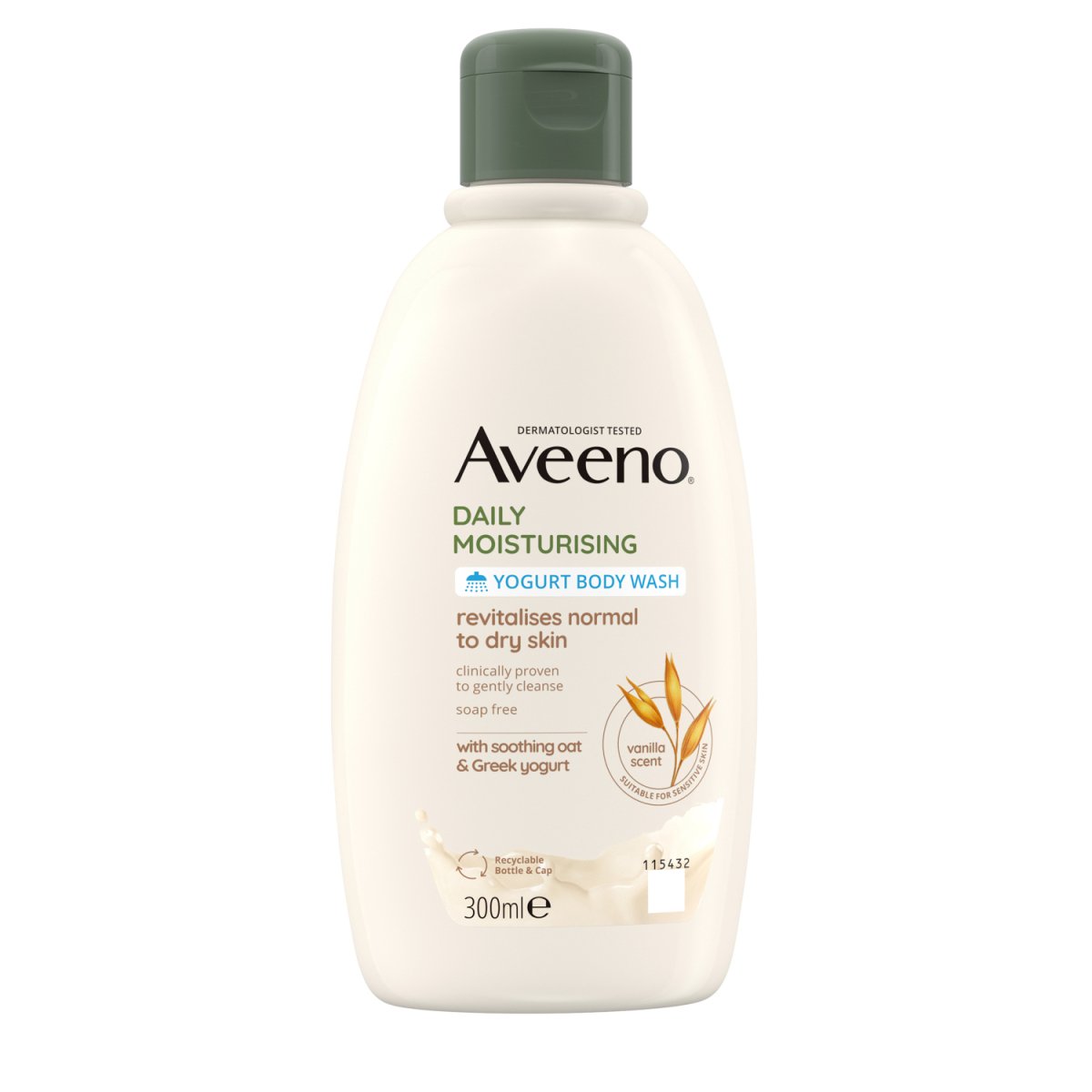 Aveeno Daily Moisturising Yogurt Body Wash 300ml