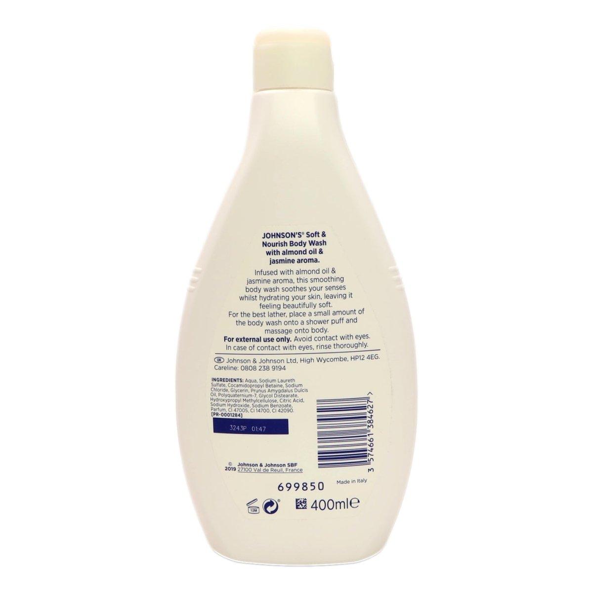 Johnsons Body Wash 400ml Nourish