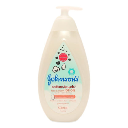 Johnsons Face & Body Lotion 500ml Cottontouch 6x2