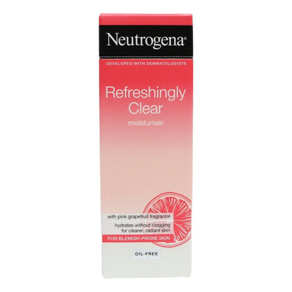 Neutrogena Refreshingly Clear Pink Moisturiser 50ml Grapefruit