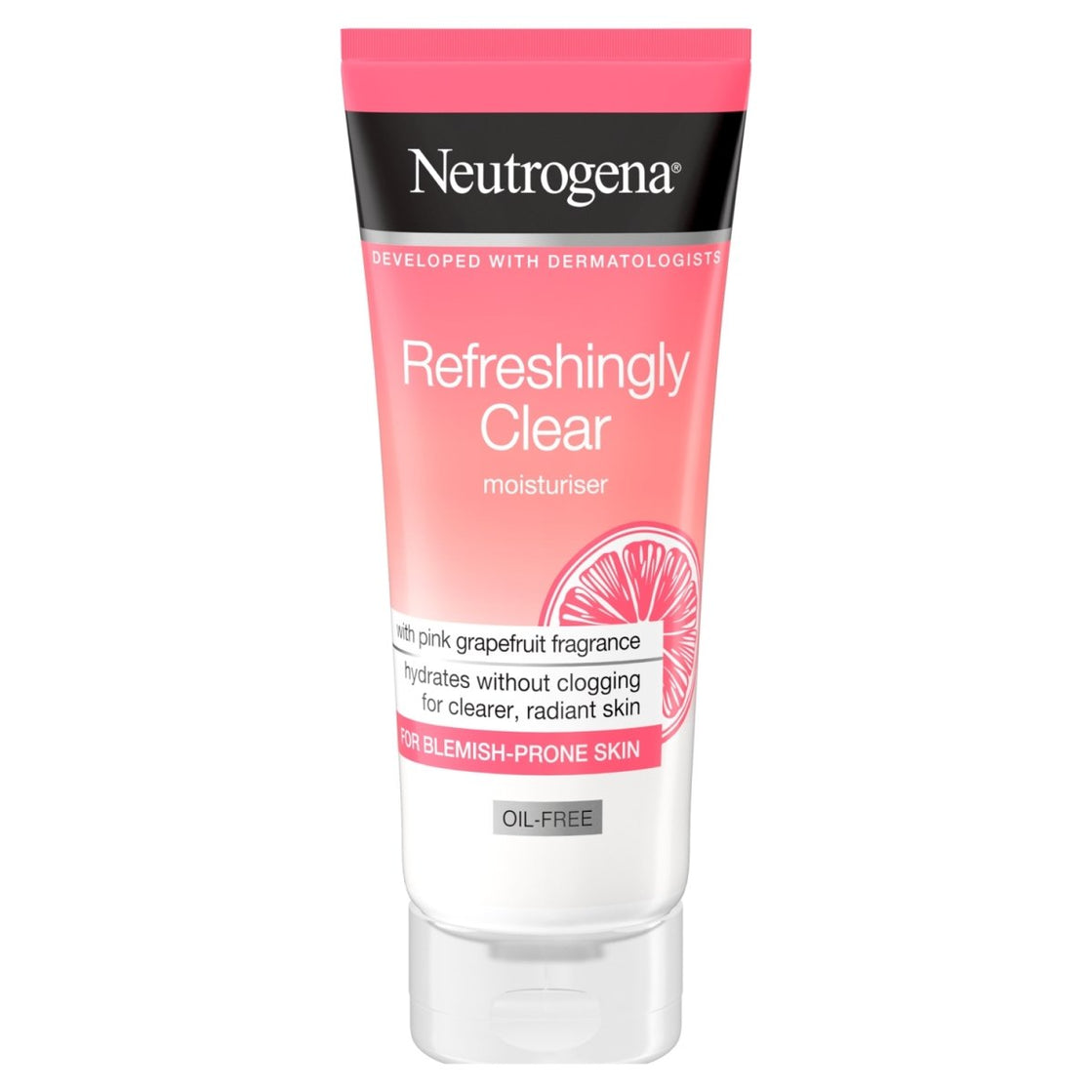 Neutrogena Refreshingly Clear Pink Moisturiser 50ml Grapefruit