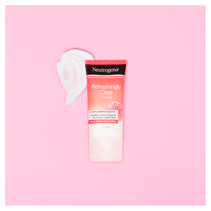 Neutrogena Refreshingly Clear Pink Moisturiser 50ml Grapefruit