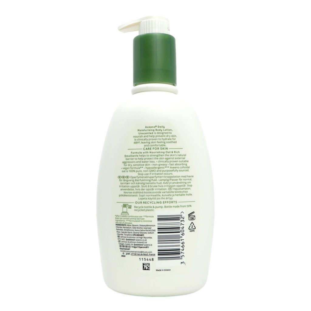 Aveeno Daily Moisturising Lotion Pump 500ml - Intamarque - Wholesale 3574661604732