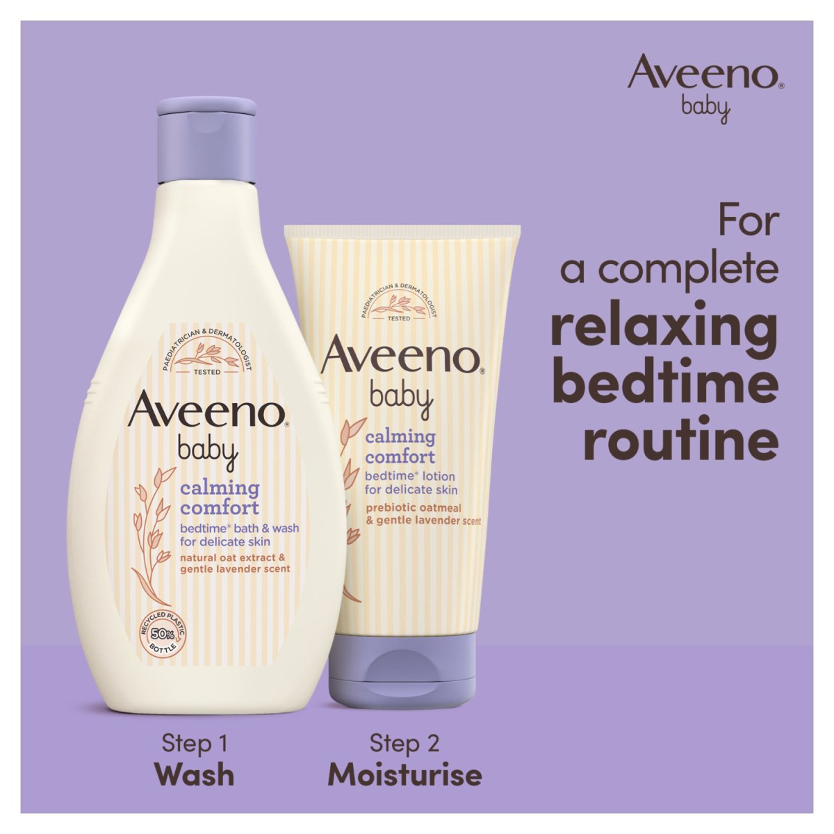 Aveeno Baby Calming Comfort Bedtime Bath and Wash - Intamarque - Wholesale 3574661653402