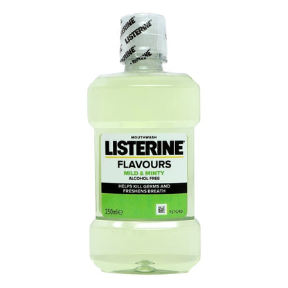 Listerine 250ml Mild & Minty Mouthwash