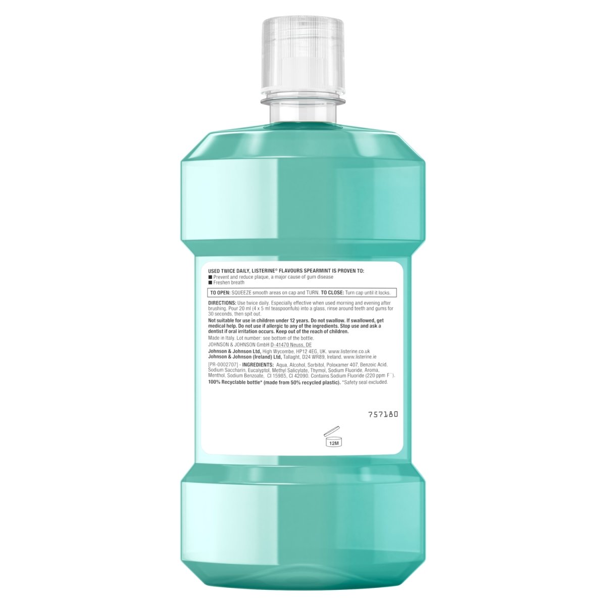 Listerine Flavours 500ml Spearmint