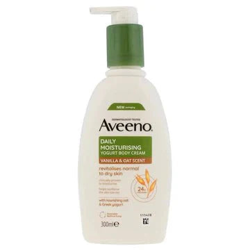 Aveeno Daily Moisturising Yogurt Body Lotion Vanilla & Oat 300ml