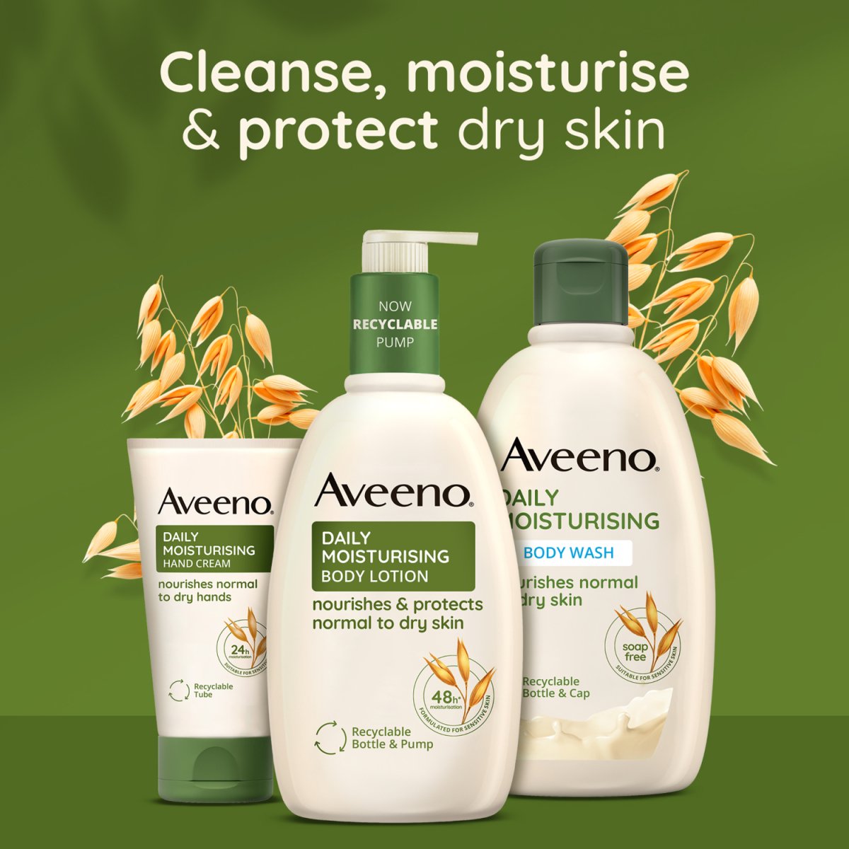 Aveeno Daily Moistursing Lotion Tube Vanilla & Oat 200ml - Intamarque - Wholesale 3574661705248