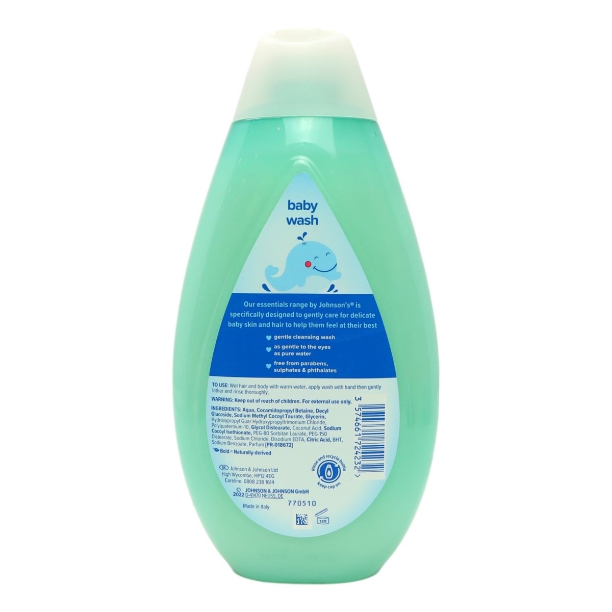 Johnsons Baby Essentials Wash 500ml