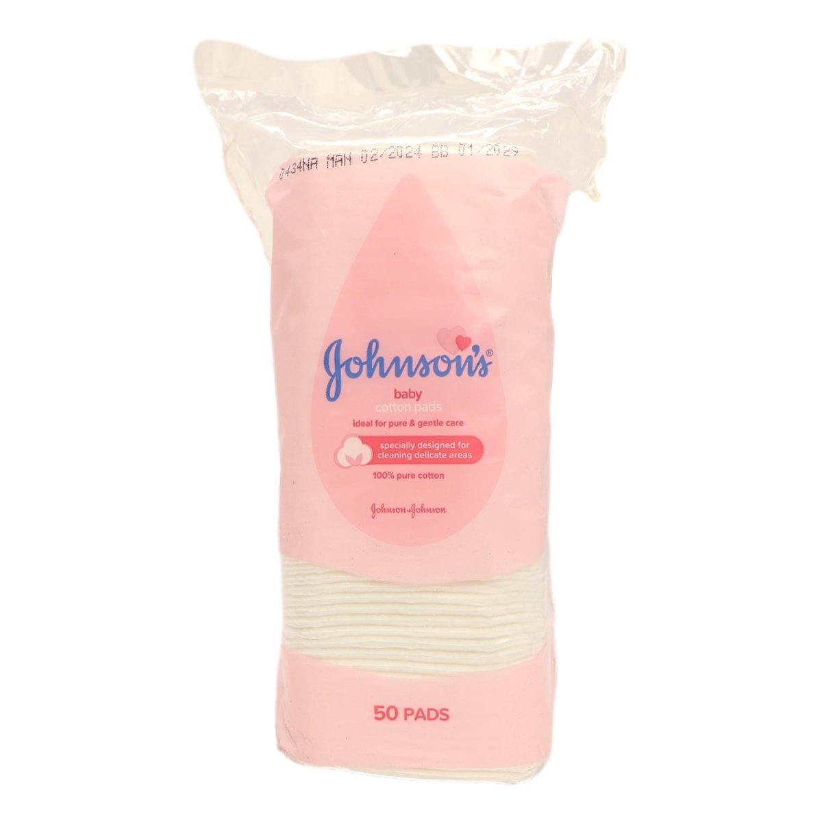 Johnsons Baby Cotton Pads 50s - Intamarque - Wholesale 3574669907095